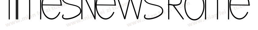 TimesNews Rome字体转换